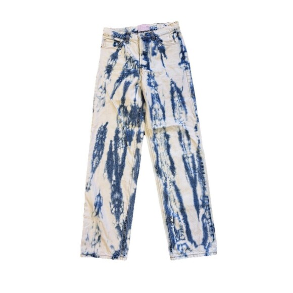 REVICE Denim - REVICE Jeans Tie Dye Button Fly Straight 80's After School Special 27 Acid Wash